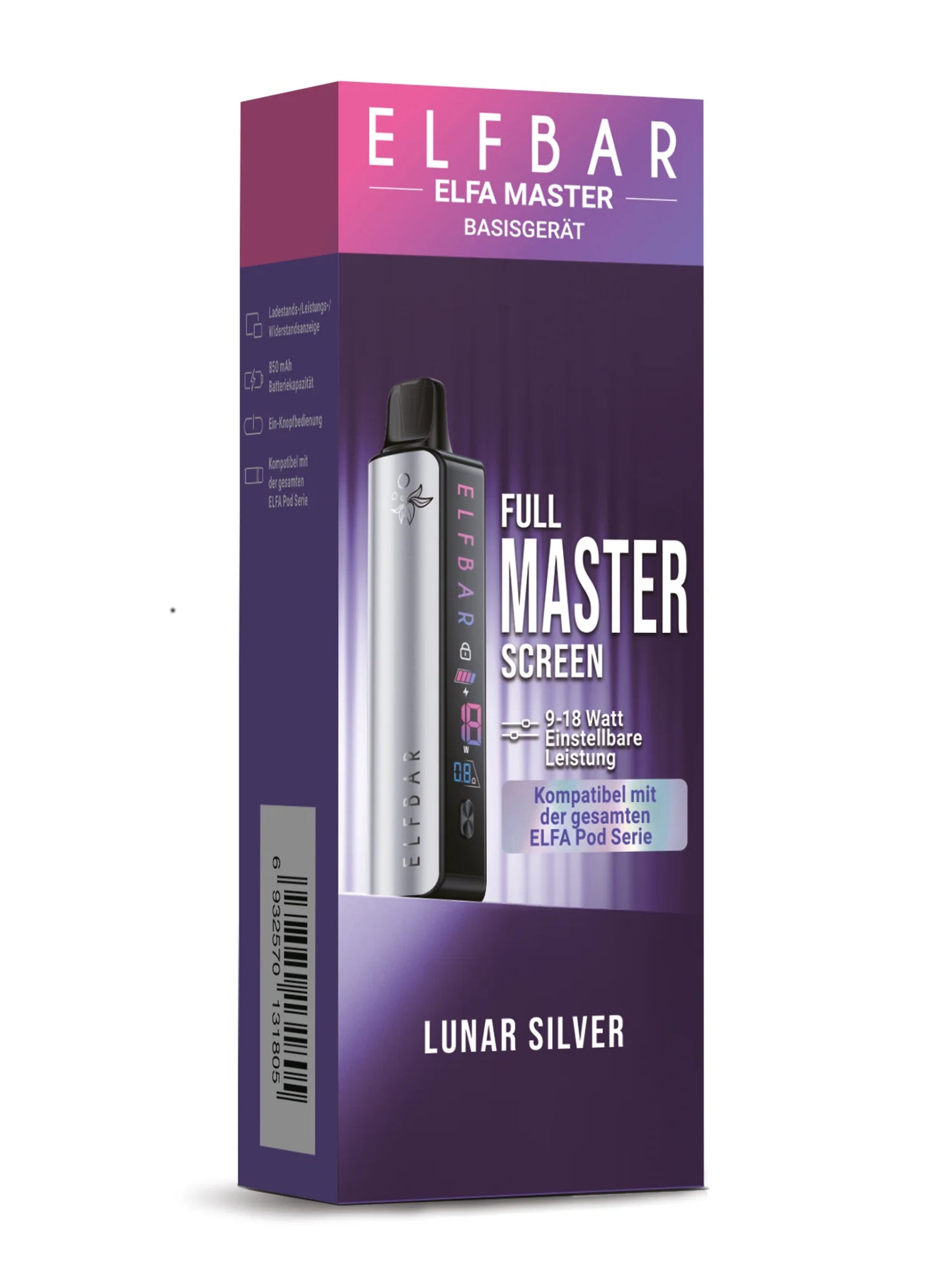 Elfbar Elfa Mastergerät - Lunar Silver