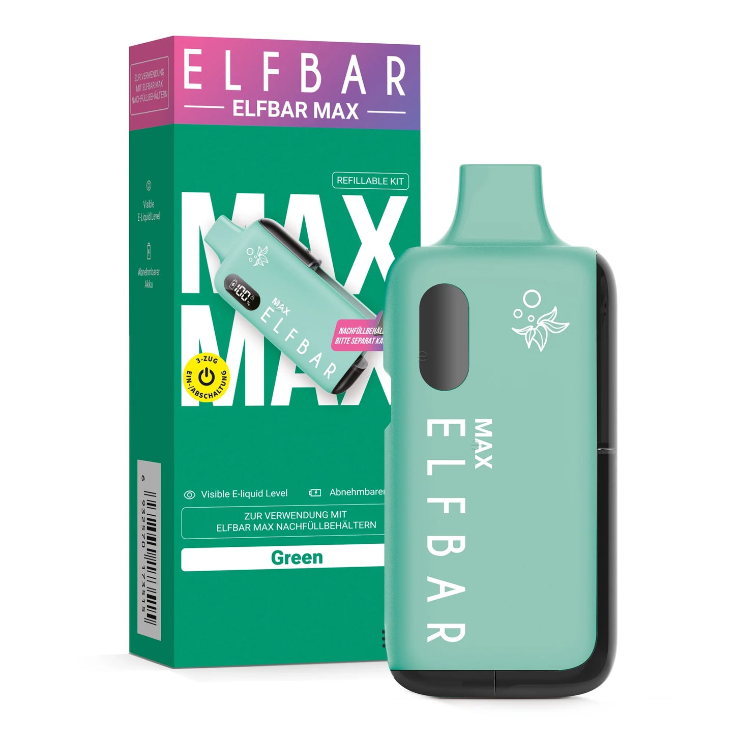 Elfbar Max Gerät - Grün