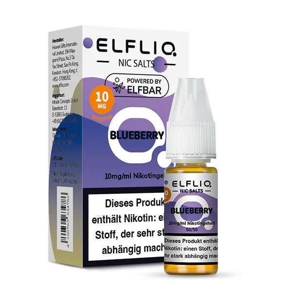 Elfliq - Blueberry - Nikotinsalz Liquid 10mg/ml