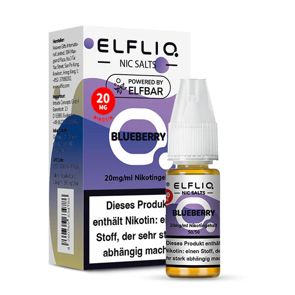 Elfliq - Blueberry - Nikotinsalz Liquid 20mg/ml
