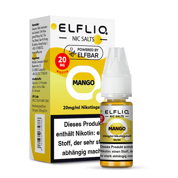 Elfliq - Mango - Nikotinsalz Liquid 20mg/ml