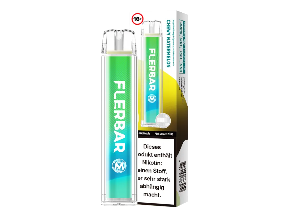 Flerbar M 600 - Chewy Watermelon - 20mg/ml