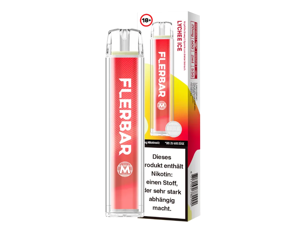 Flerbar M 600 - Lychee Ice - 20mg/ml