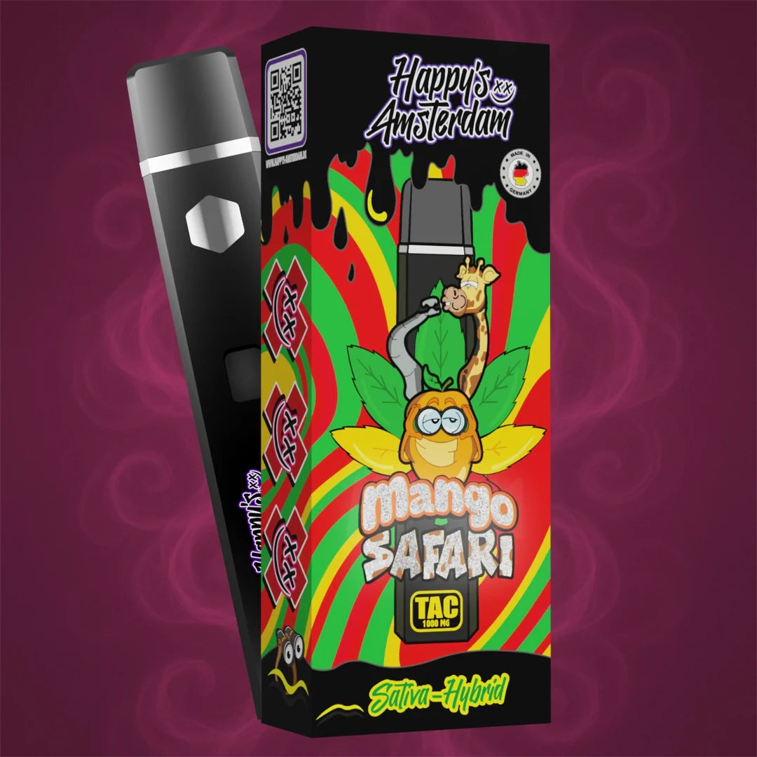 Happy's Amsterdam - Mango Safari - TAC Vape 1000 mg