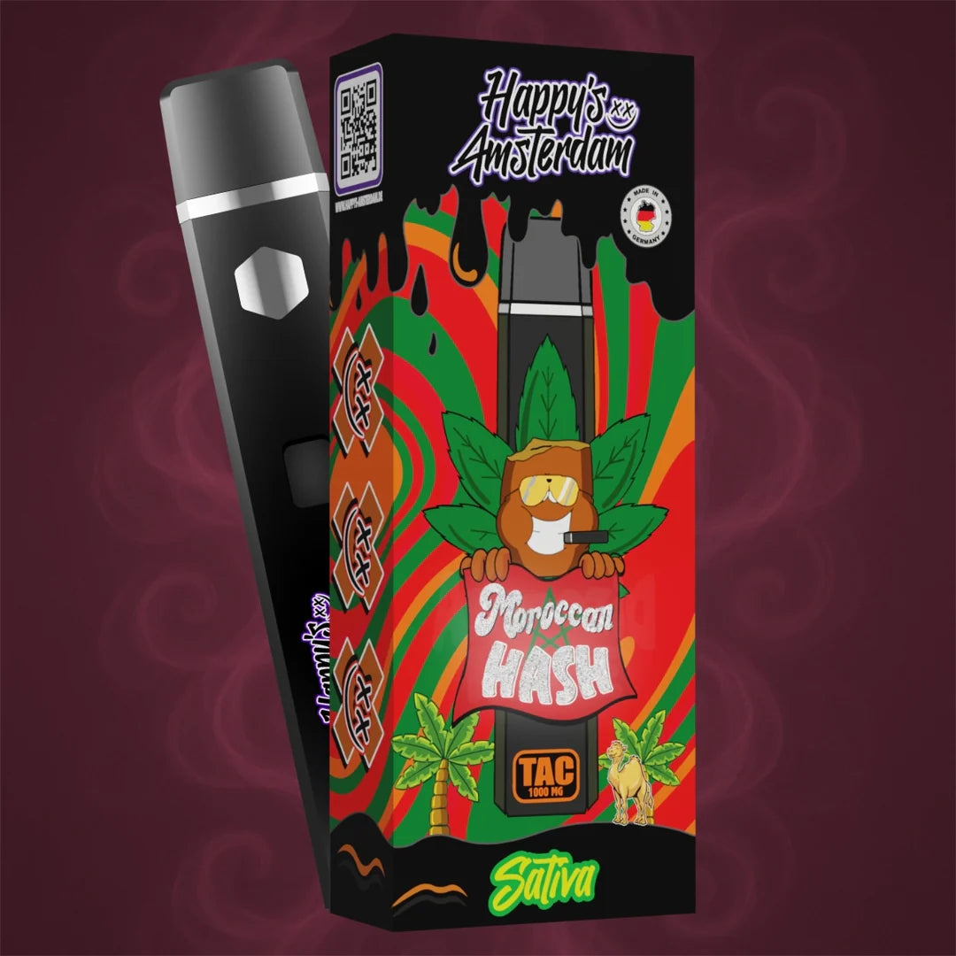 Happy's Amsterdam - Moroccan Hash - TAC Vape 1000 mg