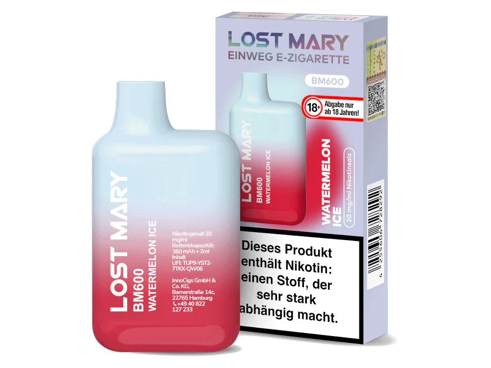 Lost Mary BM600 - Red Apple Ice - 20mg/ml