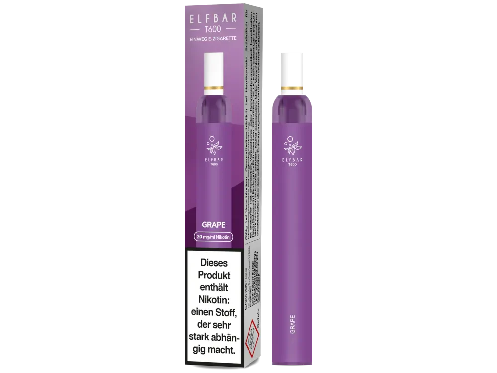Elfbar T600 - Grape- 20mg/ml, 2 ml
