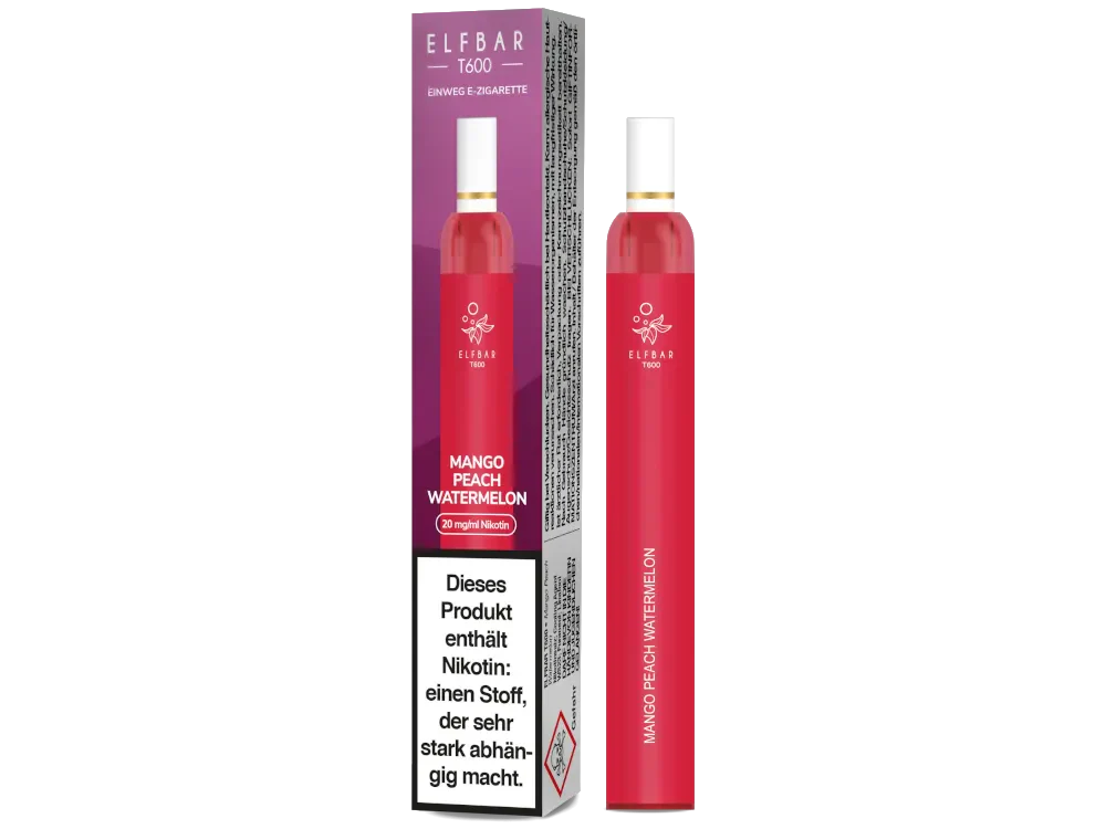 Elfbar T600 - Mango Peach Watermelon - 20mg/ml, 2 ml