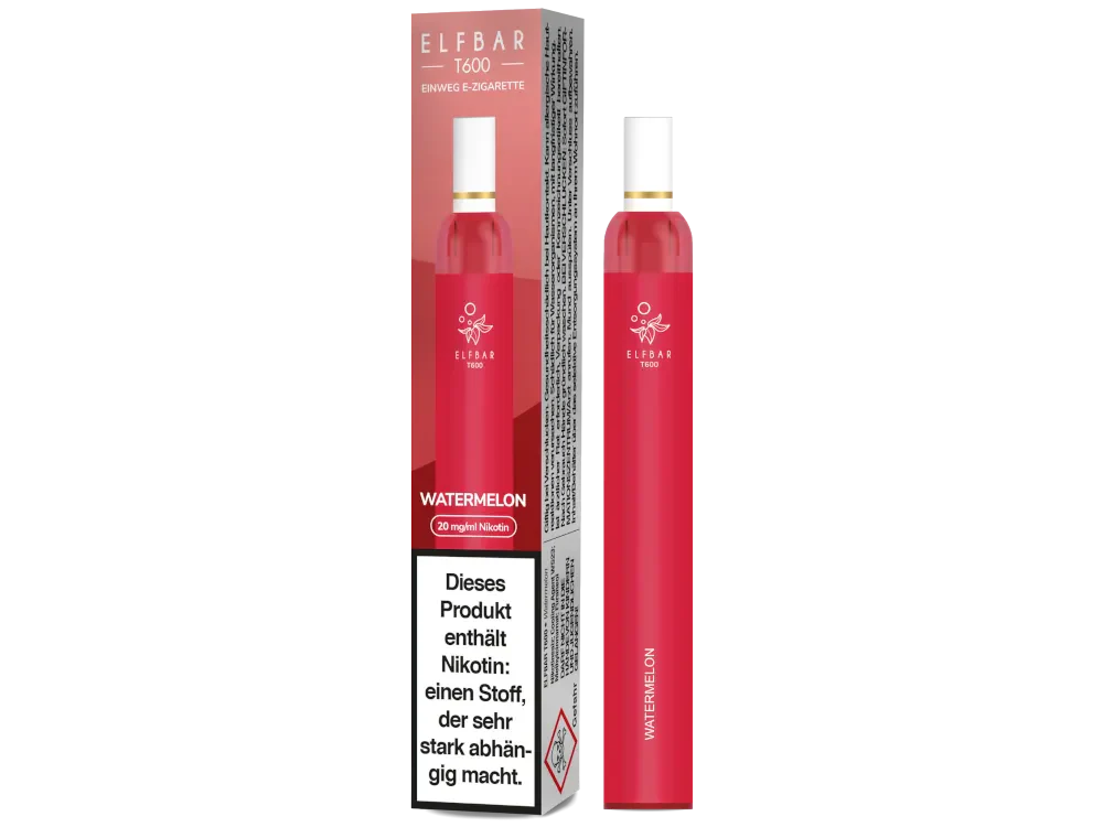 Elfbar T600 - Watermelon - 20mg/ml, 2 ml