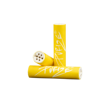 Purize - Xtra Slim Size 6mm Aktivkohlefilter - Gelb, 250 Stück