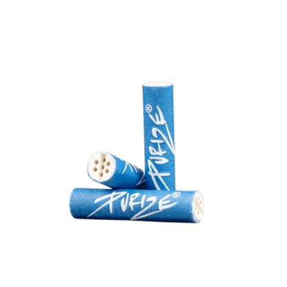 Purize - Xtra Slim Size 6mm Aktivkohlefilter - Blau, 50 Stück