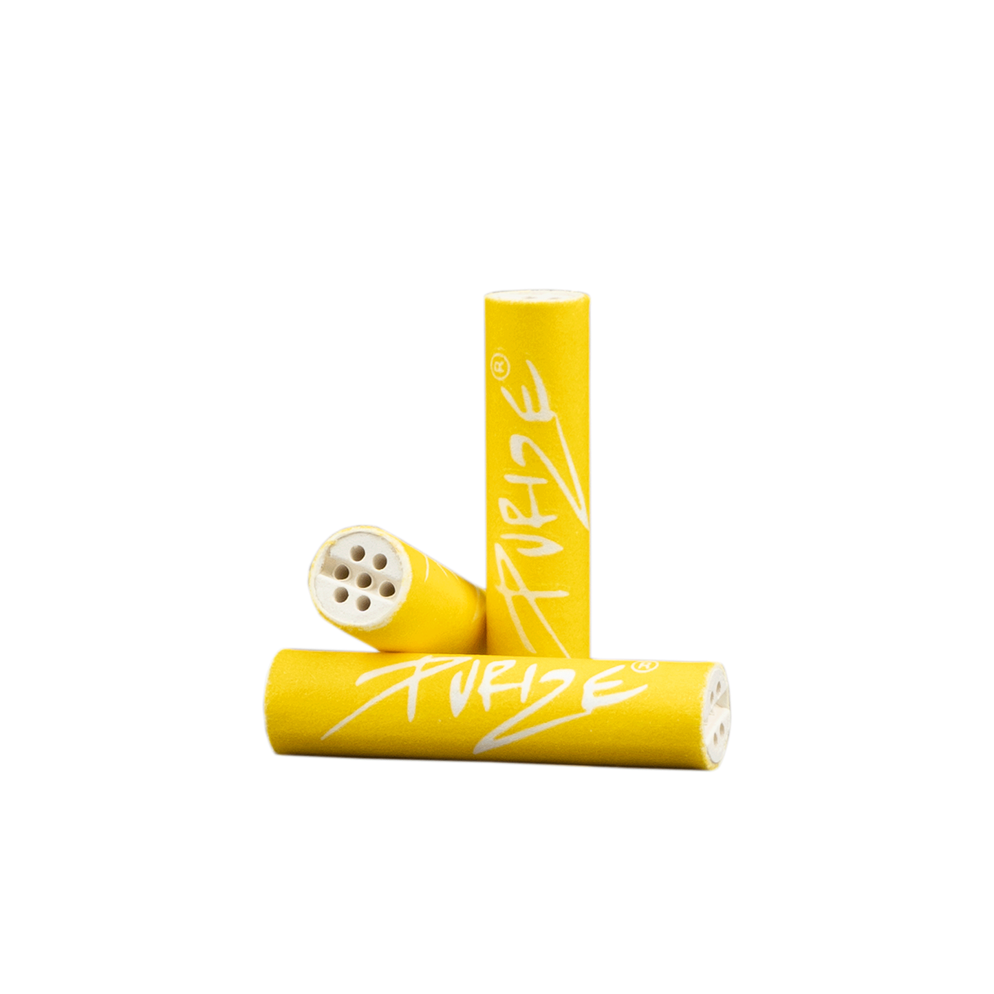 Purize - Xtra Slim Size 6mm Aktivkohlefilter - Gelb, 50 Stück