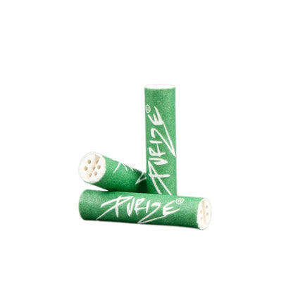 Purize - Xtra Slim Size 6mm Aktivkohlefilter - Grün, 50 Stück