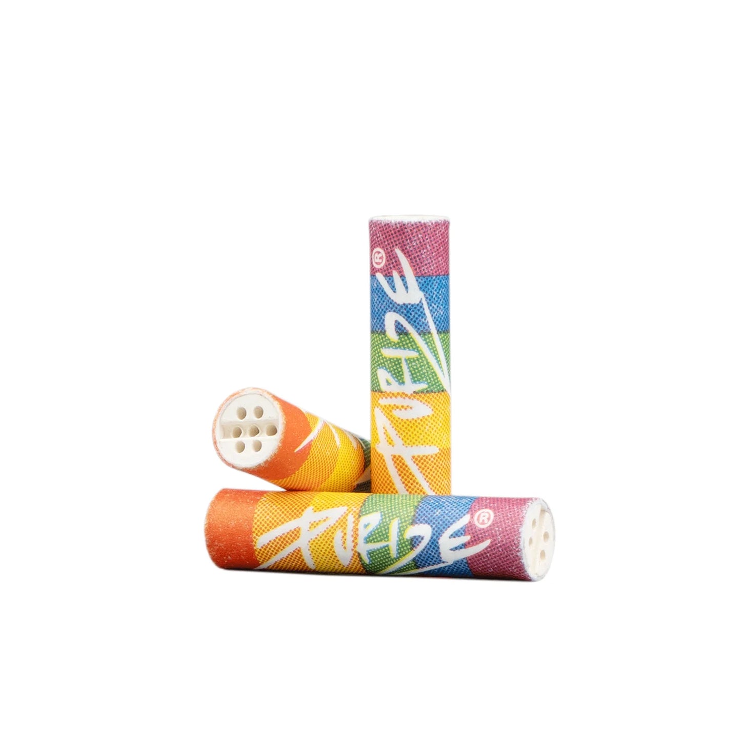 Purize - Xtra Slim Size 6mm Aktivkohlefilter - Rainbow, 50 Stück