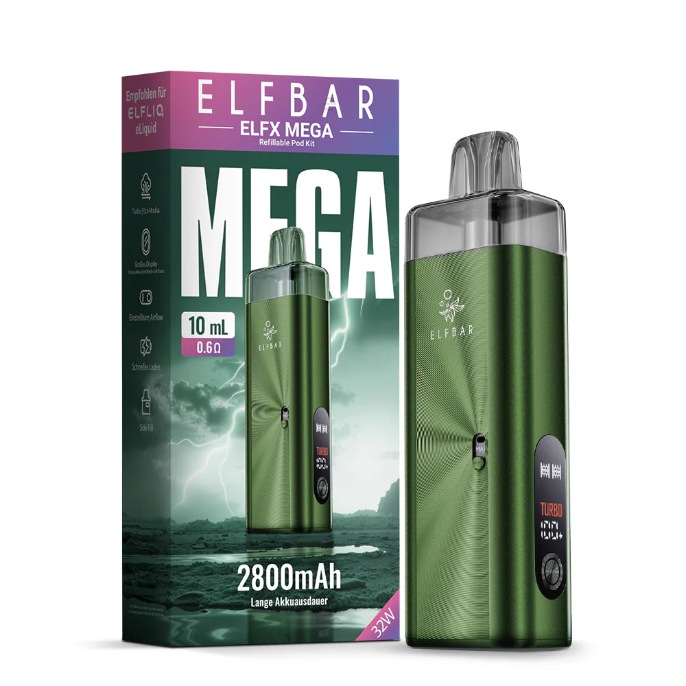 Elfbar ELFX Mega Pod Kit - Grün
