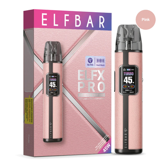 Elfbar ELFX Pro - Refillable Pod Kit - Pink, 2 ml