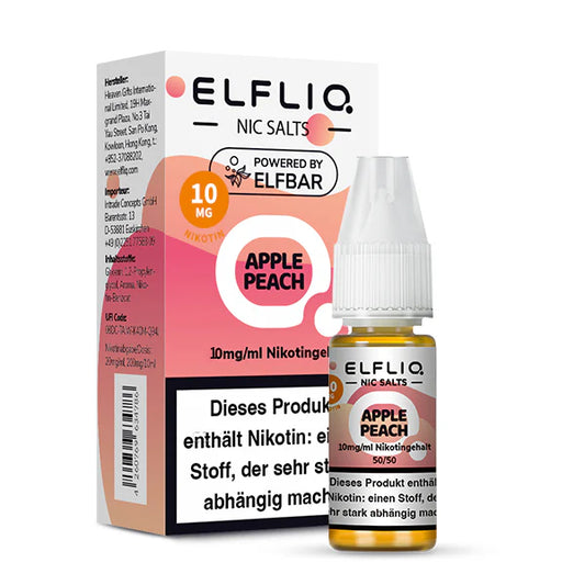 Elfliq - Apple Peach - Nikotinsalz Liquid 10mg/ml