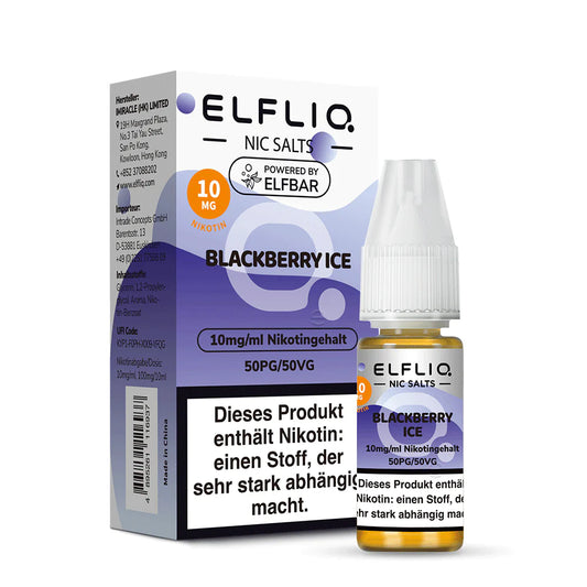 Elfliq - Blackberry Ice - Nikotinsalz Liquid 10mg/ml