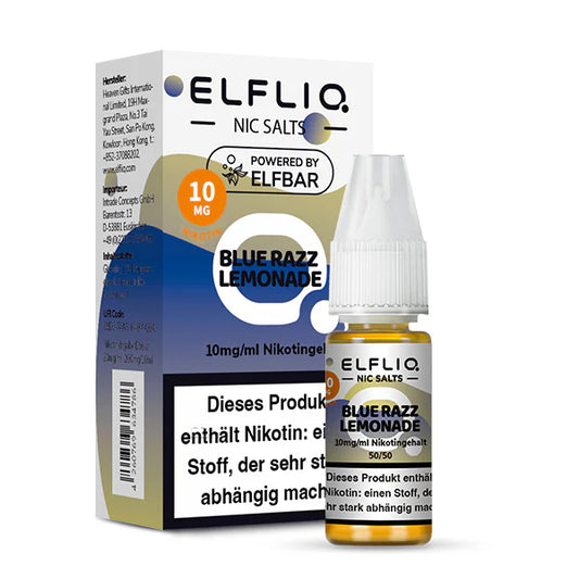 Elfliq - Blue Razz Lemonade - Nikotinsalz Liquid 10mg/ml