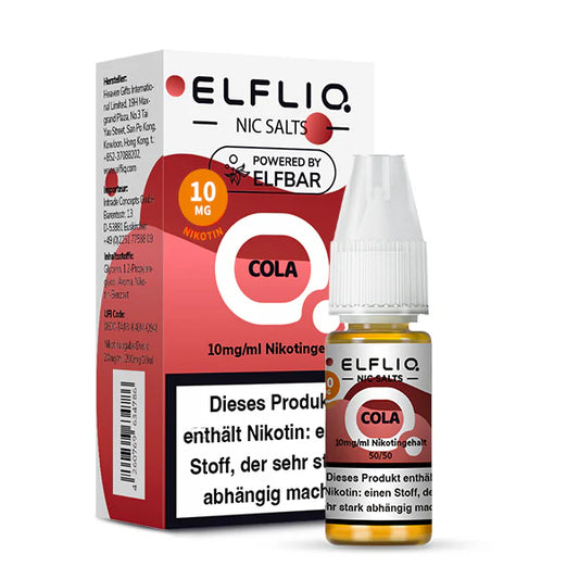 Elfliq - Cola - Nikotinsalz Liquid 10mg/ml