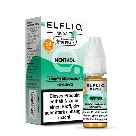 Elfliq - Menthol - Nikotinsalz Liquid 10mg/ml
