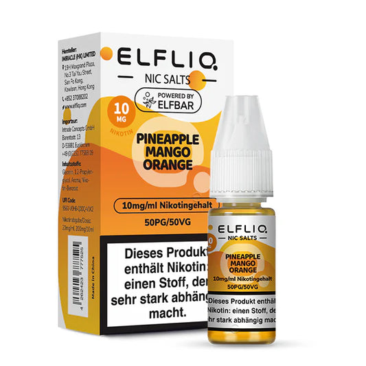 Elfliq - Pineapple Mango Orange - Nikotinsalz Liquid 10mg/ml