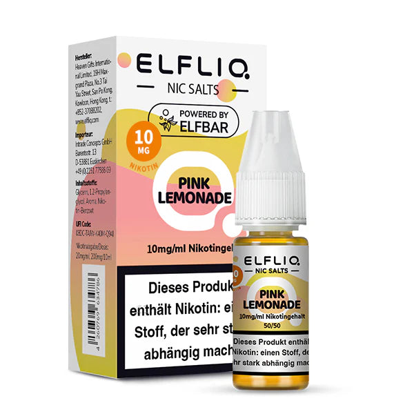 Elfliq - Pink Lemonade - Nikotinsalz Liquid 10mg/ml
