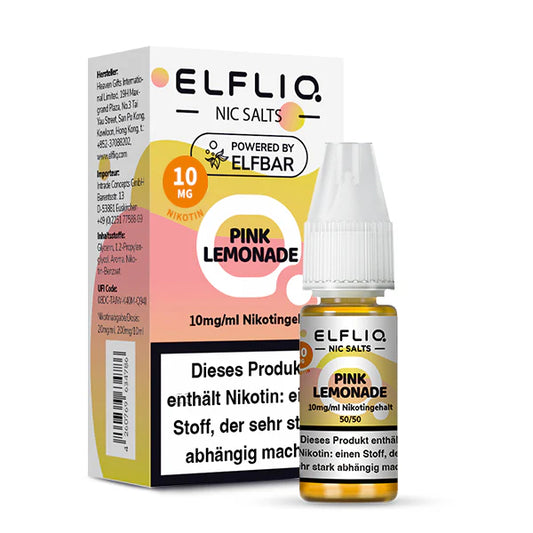 Elfliq - Pink Lemonade - Nikotinsalz Liquid 10mg/ml