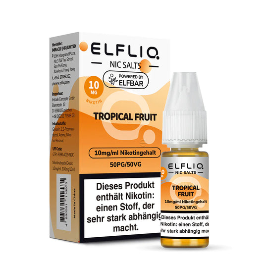 Elfliq - Tropical Fruit - Nikotinsalz Liquid 10mg/ml