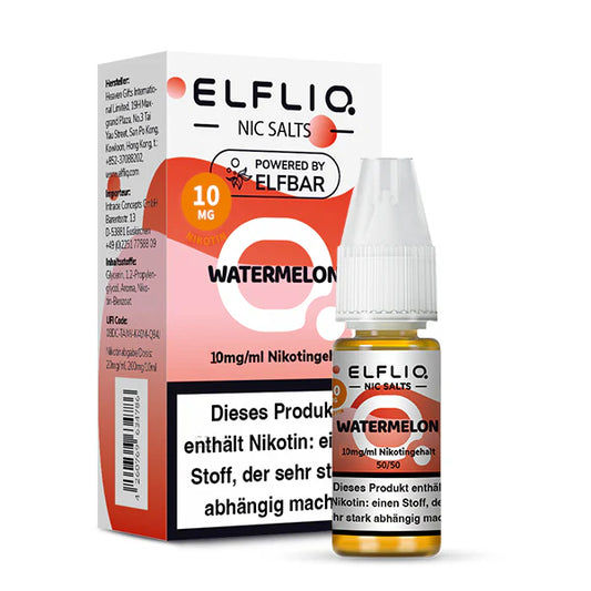 Elfliq - Watermelon - Nikotinsalz Liquid 10mg/ml