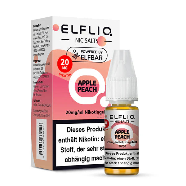 Elfliq - Apple Peach - Nikotinsalz Liquid 20mg/ml