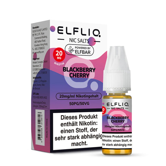Elfliq - Blackberry Cherry - Nikotinsalz Liquid 20mg/ml