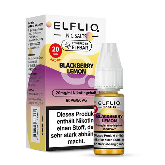 Elfliq - Blackberry Lemon - Nikotinsalz Liquid 20mg/ml