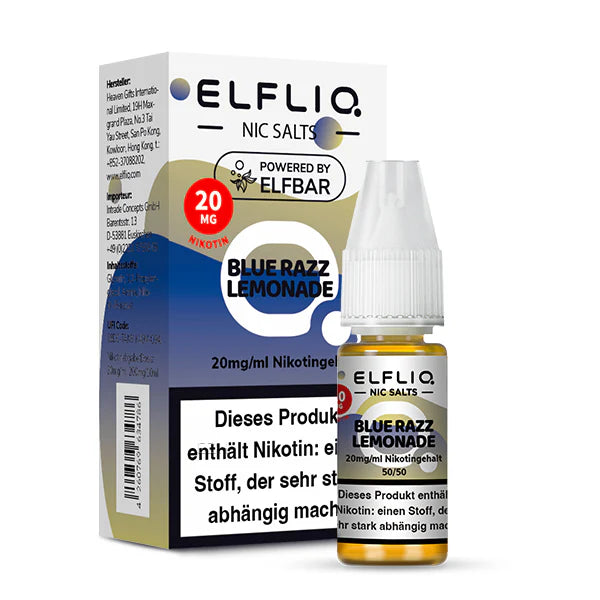 Elfliq - Blue Razz Lemonade - Nikotinsalz Liquid 20mg/ml