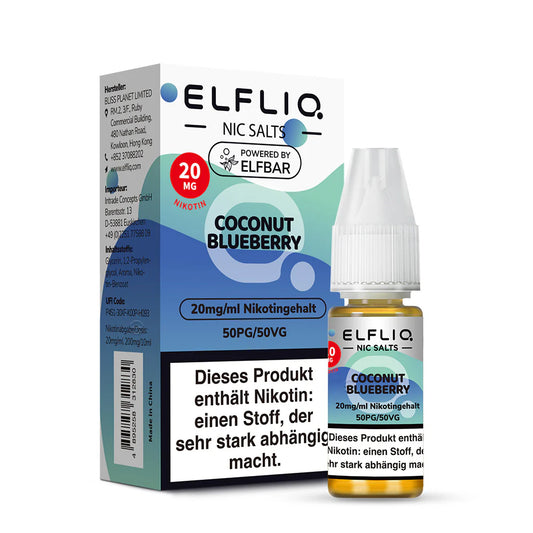 Elfliq - Coconut Blueberry - Nikotinsalz Liquid 20mg/ml