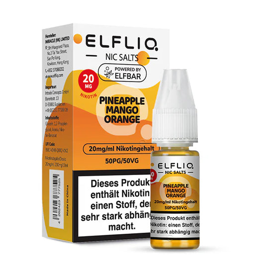 Elfliq - Pineapple Mango Orange - Nikotinsalz Liquid 20mg/ml