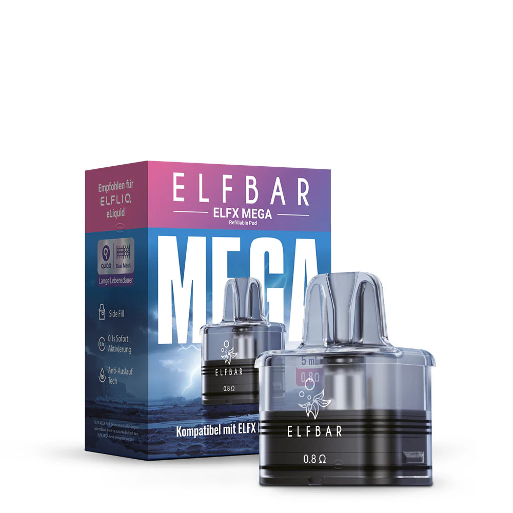 ELFX Mega - Refillable Pod - 0.6 Ω - 5ml