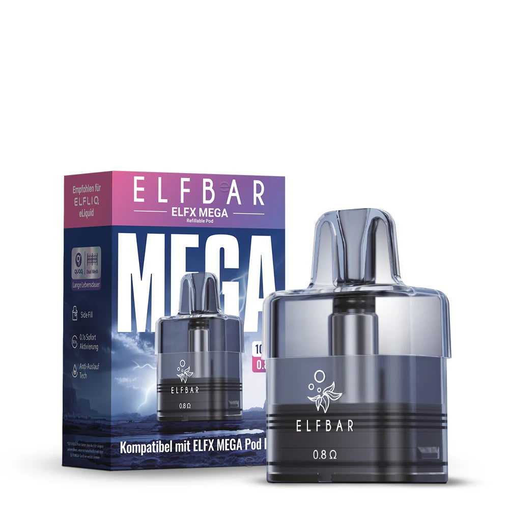 ELFX Mega - Refillable Pod - 0.8 Ω - 10ml