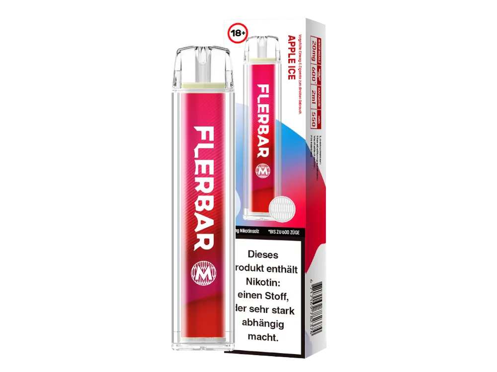 Flerbar M 600 - Apple Ice - 20mg/ml