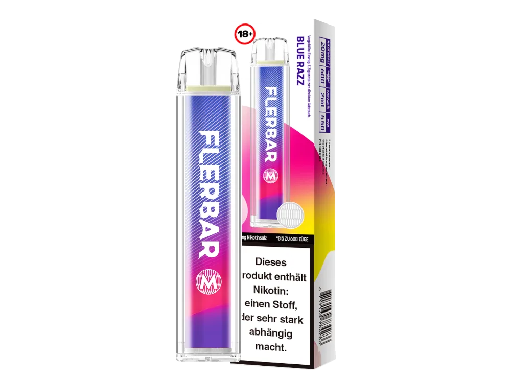 Flerbar M 600 - Blue Razz - 20mg/ml