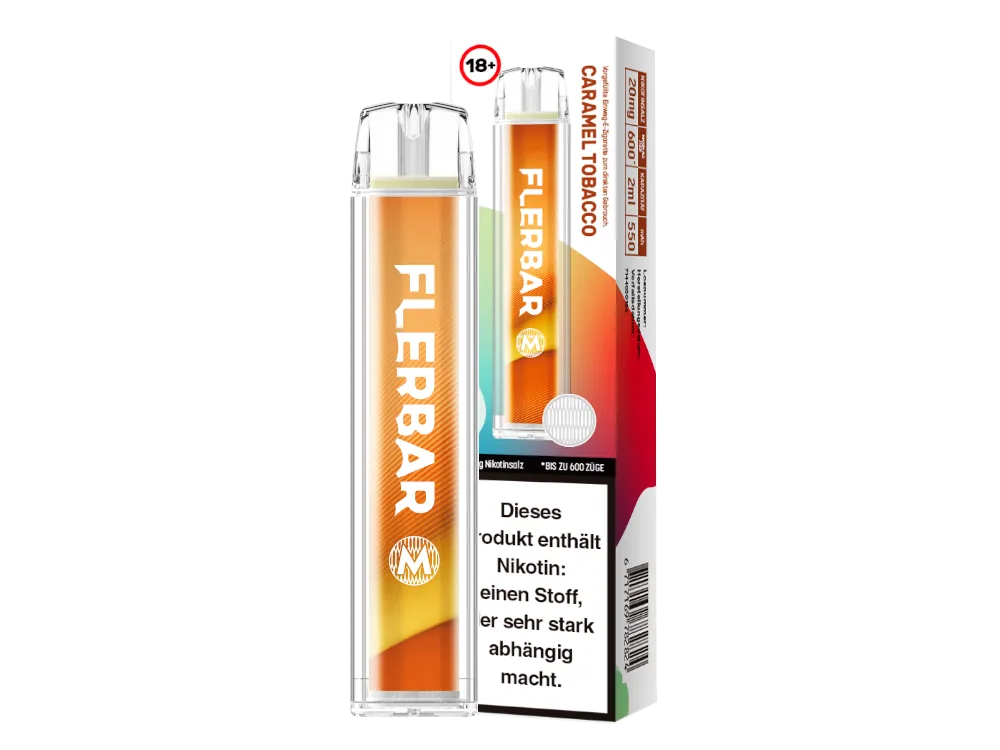 Flerbar M 600 - Caramel Tobacco - 20mg/ml