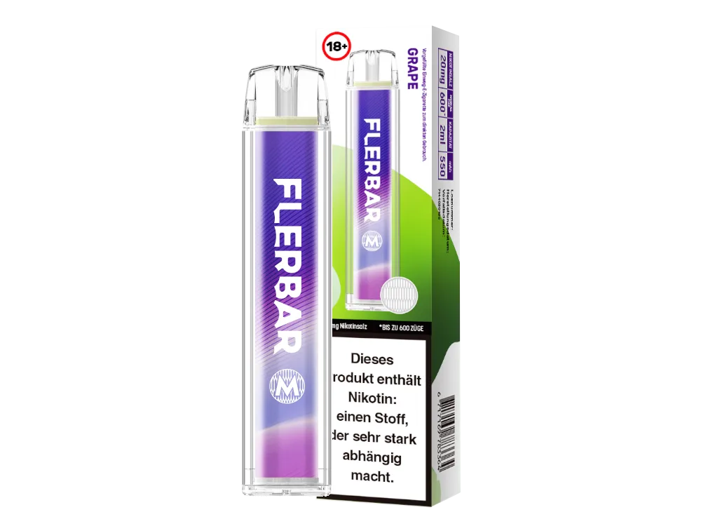 Flerbar M 600 - Grape - 20mg/ml