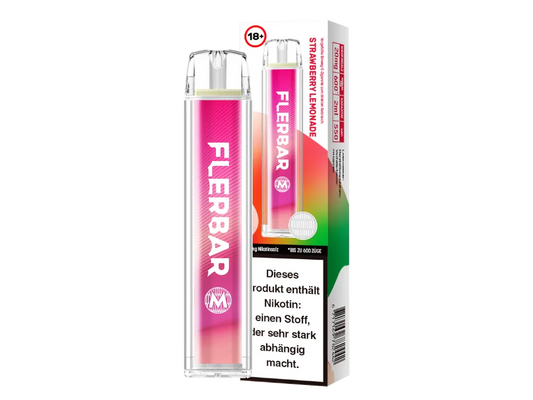 Flerbar M 600 - Strawberry Lemonade - 20mg/ml
