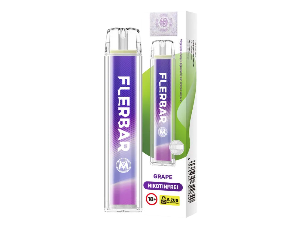 Flerbar M 600 Zero - Grape - Nikotinfrei