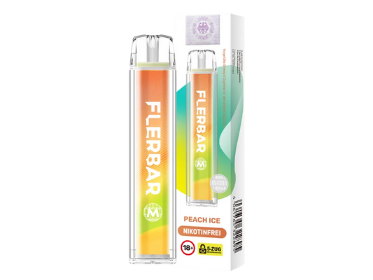 Flerbar M 600 Zero - Peach Ice - Nikotinfrei
