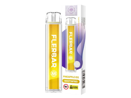Flerbar M 600 Zero - Pineapple Ice - Nikotinfrei