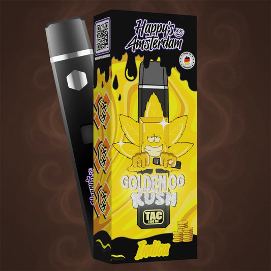 Happy's Amsterdam - Golden OG Kush - TAC Vape 1000 mg