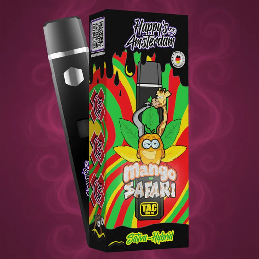 Happy's Amsterdam - Mango Safari - TAC Vape 1000 mg