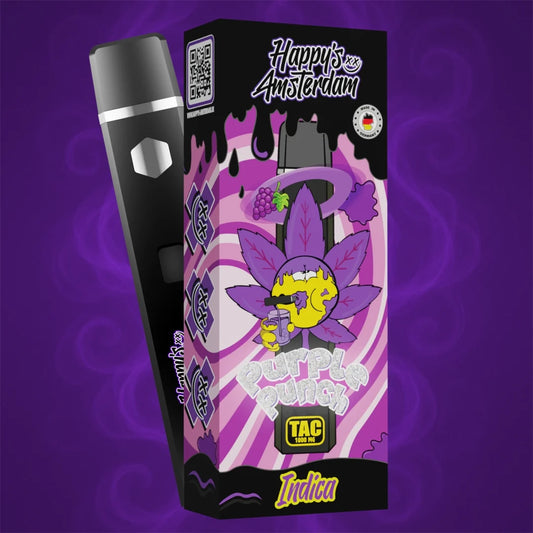 Happy's Amsterdam - Purple Punch- TAC Vape 1000 mg