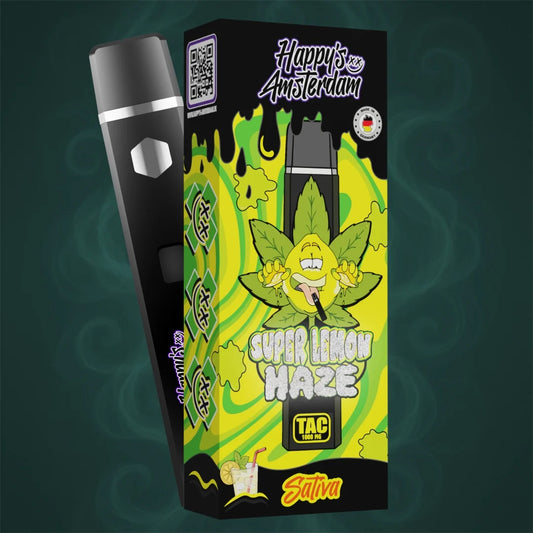 Happy's Amsterdam - Super Lemon Haze - TAC Vape 1000 mg